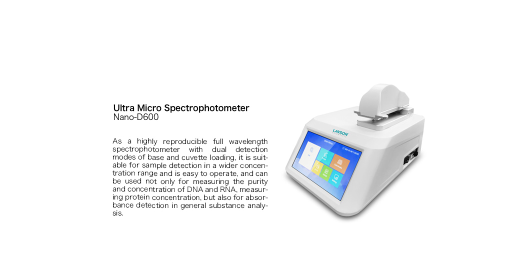 Ultra Micro Spectrophotometer Nano-D600